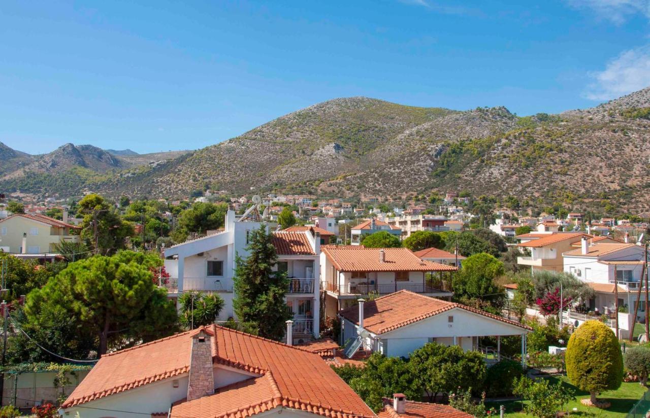 Kima: Relaxing Beach Home Next To Sparkling Waters Nea Makri Exterior photo